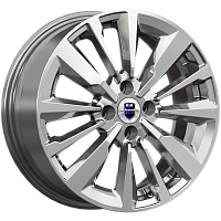 Литые диски Эрман (КС997) 6.500xR16 4x100 DIA67.1 ET45 дарк платинум для Hyundai Solaris Литые диски Эрман (КС997) 6.500xR16 4x100 DIA67.1 ET45 дарк платинум для Hyundai Solaris