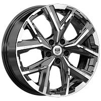 Литые диски Айона (КС1169) 6.500xR18 5x110 DIA67.1 ET40 алмаз черный