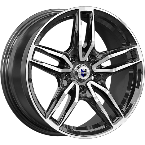 Бартон (КС1110) 8.000xR17 5x110 DIA65.1 ET35 алмаз черный Бартон (КС1110) 8.000xR17 5x110 DIA65.1 ET35 алмаз черный