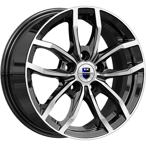 Фрост (КС1048) 6.500xR15 5x114.3 DIA67.1 ET42 алмаз черный Фрост (КС1048) 6.500xR15 5x114.3 DIA67.1 ET42 алмаз черный