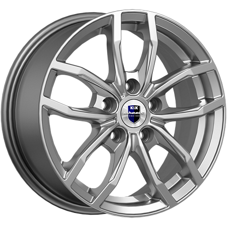 Фрост (КС1048) 6.500xR15 5x108 DIA63.35 ET50 дарк платинум Фрост (КС1048) 6.500xR15 5x108 DIA63.35 ET50 дарк платинум