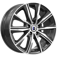 Литые диски Арнар (КС904) 7.000xR16 5x100 DIA67.1 ET38 алмаз черный для Toyota Wish Литые диски Арнар (КС904) 7.000xR16 5x100 DIA67.1 ET38 алмаз черный для Toyota Wish