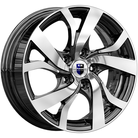 Палермо (КС607) 6.500xR16 5x114.3 DIA67.1 ET40 алмаз черный Палермо (КС607) 6.500xR16 5x114.3 DIA67.1 ET40 алмаз черный