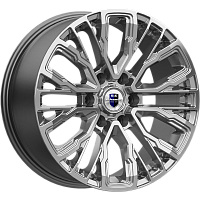 Литые диски Кортес (КС1102) 8.500xR19 6x139.7 DIA77.9 ET24 дарк платинум для Chevrolet