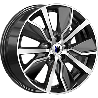 Литые диски Гамбит (КС961) 6.500xR16 5x114.3 DIA60.1 ET45 алмаз черный для Toyota Rav4 Литые диски Гамбит (КС961) 6.500xR16 5x114.3 DIA60.1 ET45 алмаз черный для Toyota Rav4