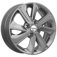 Литые диски KL-319 (15_Rio II) (КЛ319) 6.000xR15 4x100 DIA54.1 ET46 графит для Hyundai Solaris Литые диски KL-319 (15_Rio II) (КЛ319) 6.000xR15 4x100 DIA54.1 ET46 графит для Hyundai Solaris