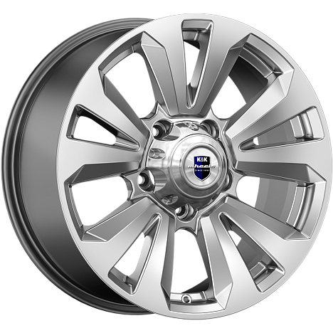 Ла-Пас (КС897) 8.000xR18 5x139.7 DIA108.5 ET30 дарк платинум Ла-Пас (КС897) 8.000xR18 5x139.7 DIA108.5 ET30 дарк платинум