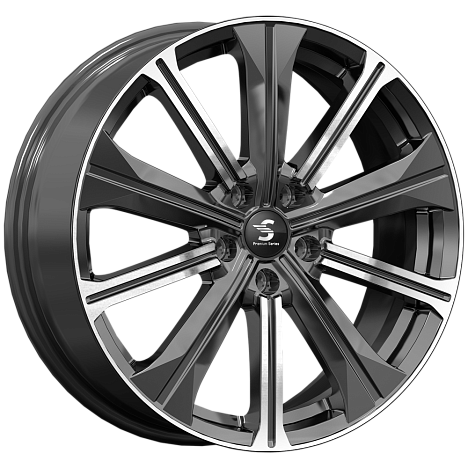 КР013 (19_Tiguan) (КР013) 7.000xR19 5x112 DIA57.1 ET43 Diamond Black Gris КР013 (19_Tiguan) (КР013) 7.000xR19 5x112 DIA57.1 ET43 Diamond Black Gris