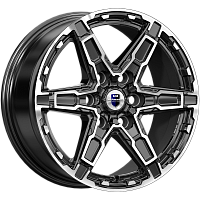 Литые диски Дистрикт (КС1159) 8.000xR18 6x139.7 DIA77.9 ET25 алмаз черный