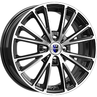 Литые диски Меандр (КС879) 6.000xR16 4x100 DIA67.1 ET45 алмаз черный SK для KIA Rio X-Line Литые диски Меандр (КС879) 6.000xR16 4x100 DIA67.1 ET45 алмаз черный SK для KIA Rio X-Line