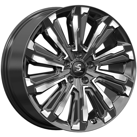 HUMBER (КР1061) 8.000xR20 5x108 DIA63.35 ET45 Diamond Black Gris HUMBER (КР1061) 8.000xR20 5x108 DIA63.35 ET45 Diamond Black Gris