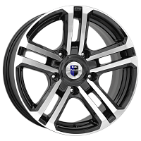 Литые диски Палладика (КС591М) 7.000xR16 5x139.7 DIA98 ET30 алмаз черный Литые диски Палладика (КС591М) 7.000xR16 5x139.7 DIA98 ET30 алмаз черный