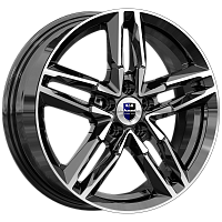 Литые диски Sayan (КС731М) 6.000xR16 5x114.3 DIA66.1 ET40 алмаз черный