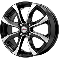 Литые диски Дайс (КС696) 6.000xR15 4x108 DIA63.35 ET45 Блэк Джек для Ford Fusion Литые диски Дайс (КС696) 6.000xR15 4x108 DIA63.35 ET45 Блэк Джек для Ford Fusion