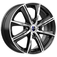 Литые диски Арнар (КС890) 6.000xR15 4x100 DIA67.1 ET45 алмаз черный SK для Hyundai Getz Литые диски Арнар (КС890) 6.000xR15 4x100 DIA67.1 ET45 алмаз черный SK для Hyundai Getz