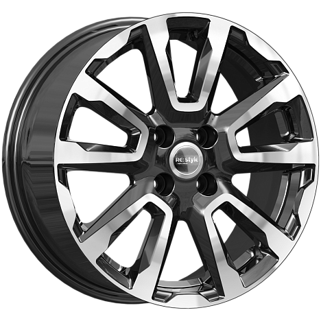 КС1026 (16_Vesta Cross) (КС1026) 6.500xR16 4x100 DIA60.1 ET43 алмаз черный КС1026 (16_Vesta Cross) (КС1026) 6.500xR16 4x100 DIA60.1 ET43 алмаз черный