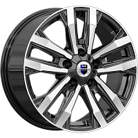 Литые диски Мичиган (КС1107) 8.000xR18 5x130 DIA84.1 ET43 алмаз черный для SsangYong Rexton Литые диски Мичиган (КС1107) 8.000xR18 5x130 DIA84.1 ET43 алмаз черный для SsangYong Rexton