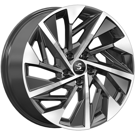 КР009 (18_Peugeot 5008) (КР009) 7.500xR18 5x108 DIA65.1 ET49 Diamond Black Gris КР009 (18_Peugeot 5008) (КР009) 7.500xR18 5x108 DIA65.1 ET49 Diamond Black Gris